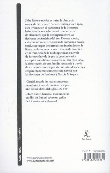 Produktbild: Sobre h&eacute;roes y tumbas