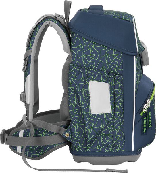 Produktbild: STEP BY STEP&reg; Schulrucksack-Set Basis 4teilig, Green Geometric