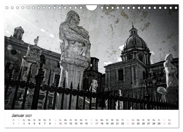 Produktbild: Silberstein portr&auml;tiert Palermo (Wandkalender 2027 DIN A4 quer), CALVENDO Monatskalender