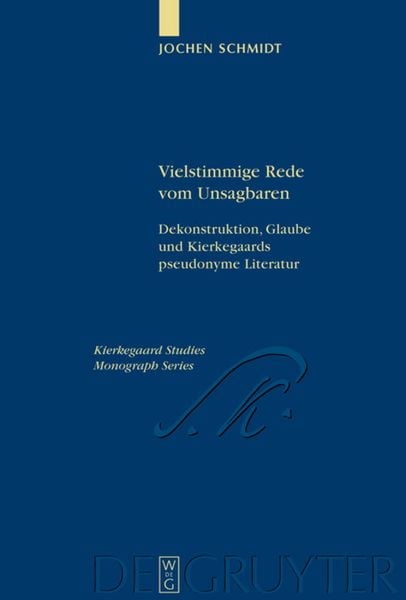 Produktbild: Vielstimmige Rede vom Unsagbaren