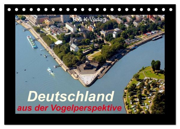Produktbild: Deutschland aus der Vogelperspektive (Tischkalender 2026 DIN A5 quer), CALVENDO Monatskalender