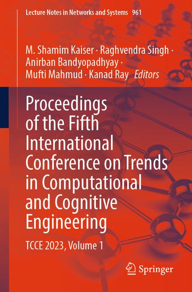 Produktbild: Proceedings of the Fifth International Conference on Trends in Computational and Cognitive Engineering