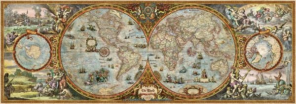 Produktbild: Hemisphere Map Puzzle