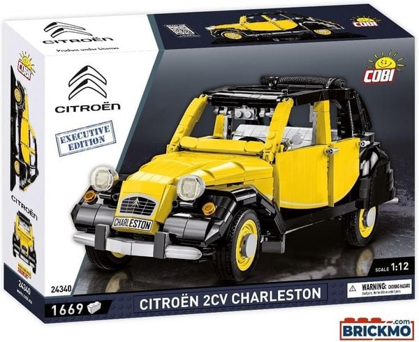 COBI Cars 24340 - Citroen 2CV Charleston, Executive Edition, Bausatz 1:12, 1669 Klemmbausteine