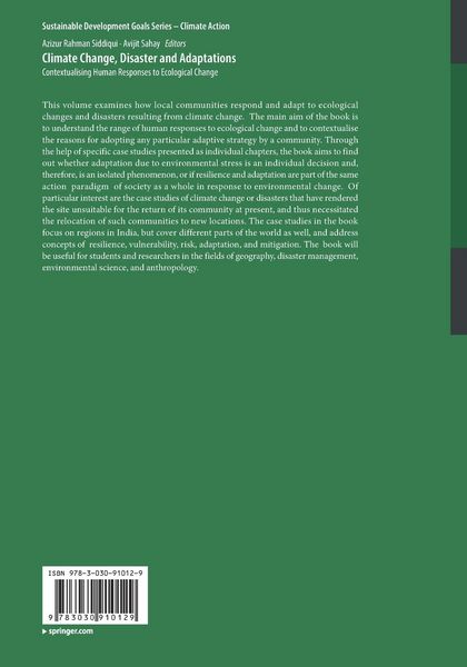 Produktbild: Climate Change, Disaster and Adaptations
