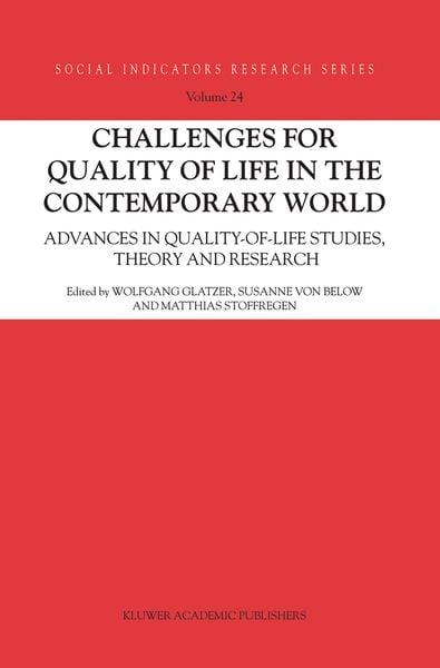 Produktbild: Challenges for Quality of Life in the Contemporary World