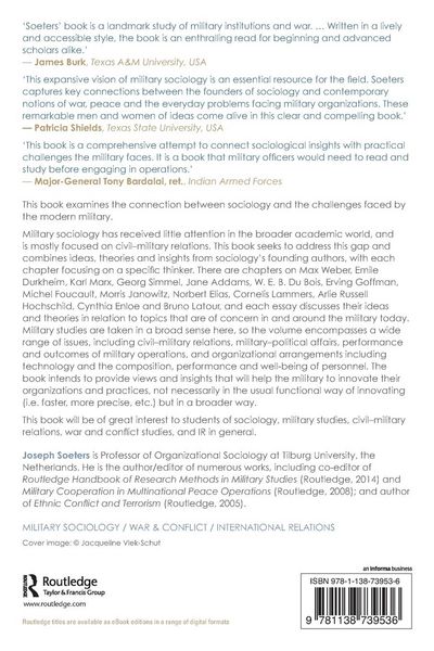 Produktbild: Sociology and Military Studies