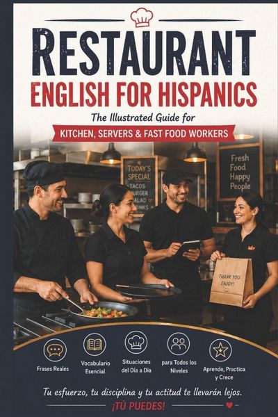 Produktbild: Restaurant English for Hispanics