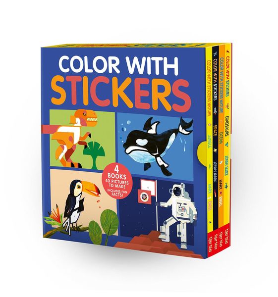 Produktbild: Color with Stickers 4-Book Boxed Set