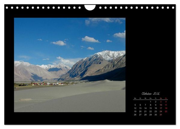 Produktbild: Ladakh, Berge und Spruchweisheiten (Wandkalender 2026 DIN A4 quer), CALVENDO Monatskalender