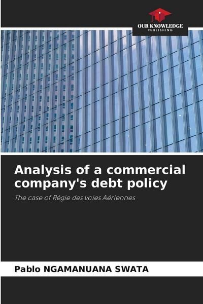 Produktbild: Analysis of a commercial company's debt policy