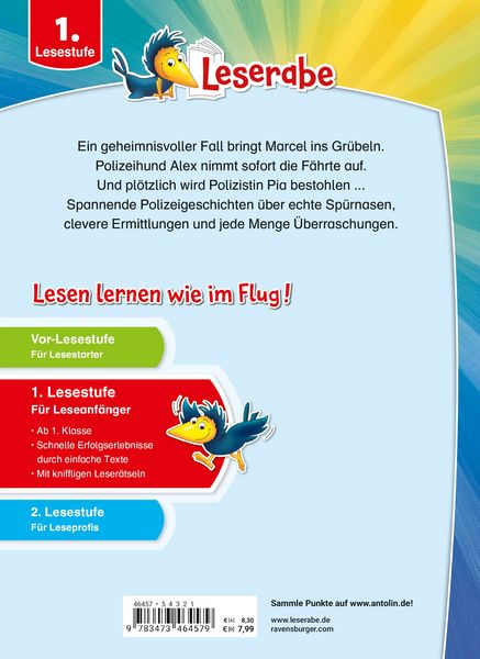 Produktbild: Leserabe Sonderausgaben - Polizeiabenteuer zum Lesenlernen
