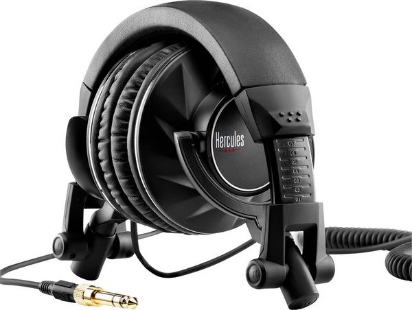 Produktbild: Hercules DGP DJ60 Over Ear Kopfh&ouml;rer kabelgebunden Schwarz Faltbar DJ