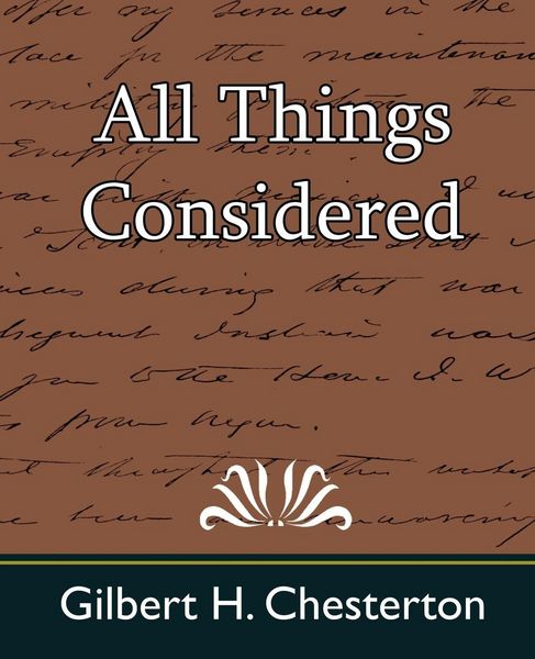 Produktbild: All Things Considered