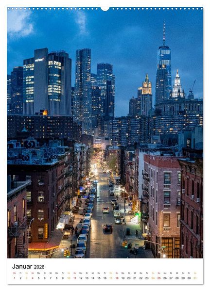 Produktbild: New York, Facetten einer Stadt (hochwertiger Premium Wandkalender 2026 DIN A2 hoch), Kunstdruck in Hochglanz
