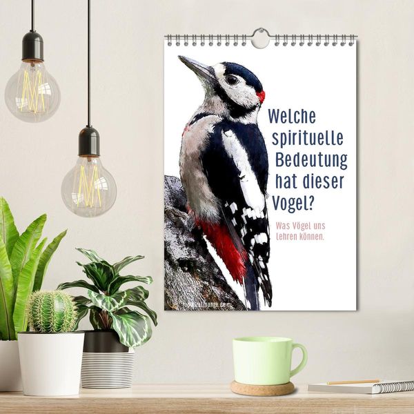 Produktbild: Welche spirituelle Bedeutung hat dieser Vogel? (Wandkalender 2026 DIN A4 hoch), CALVENDO Monatskalender