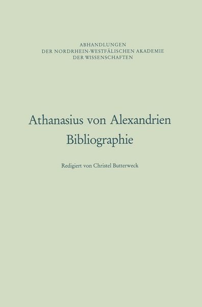 Produktbild: Athanasius von Alexandrien