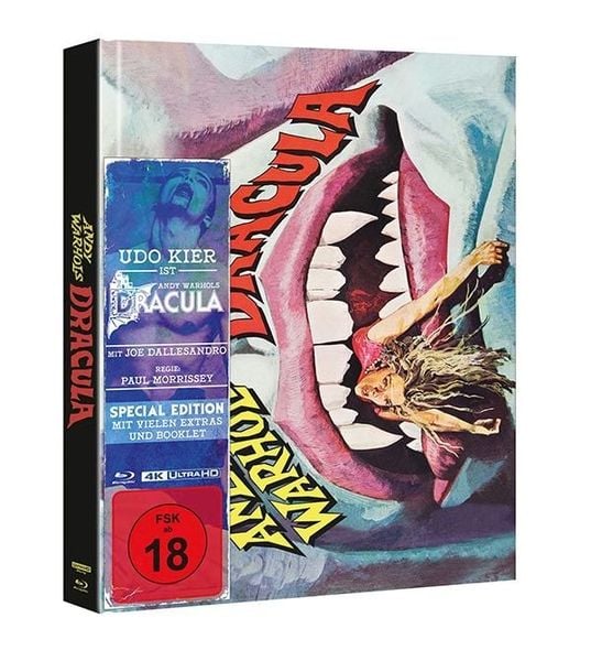Produktbild: Andy Warhols Dracula - Mediabook - Cover A (4K-Ultra HD) (+ Blu-ray) (+ Bonus-Blu-ray)