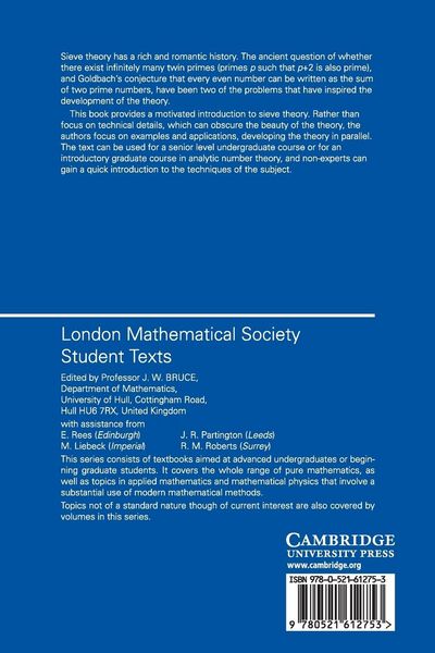 Produktbild: An Introduction to Sieve Methods and Their Applications