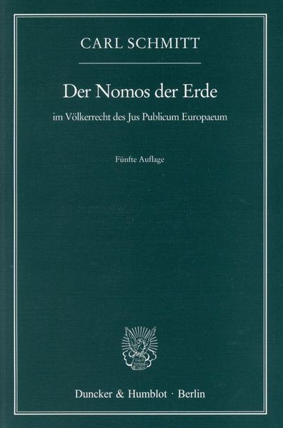 Produktbild: Der Nomos der Erde