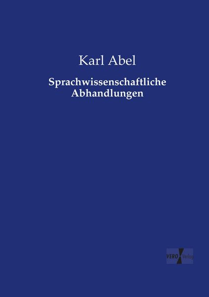 Produktbild: Sprachwissenschaftliche Abhandlungen