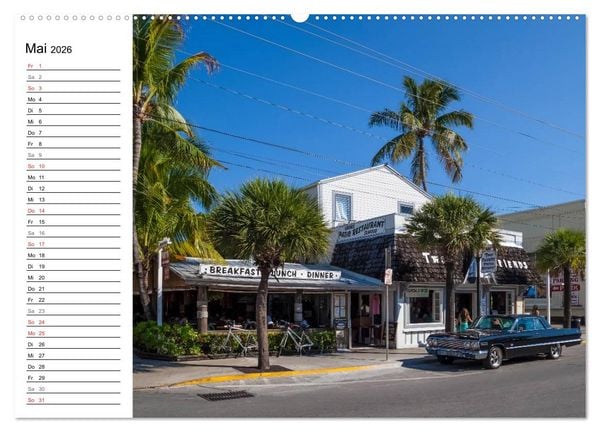 Produktbild: FLORIDA KEYS und KEY WEST Malerische Reiseroute (Wandkalender 2026 DIN A2 quer), CALVENDO Monatskalender