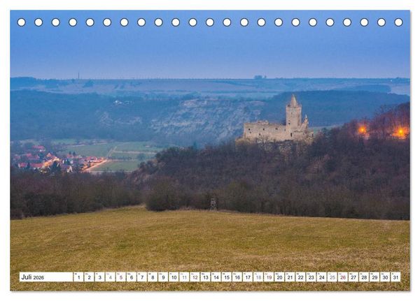 Produktbild: Sachsen-Anhalt - Schl&ouml;sser und Burgen (Tischkalender 2026 DIN A5 quer), CALVENDO Monatskalender