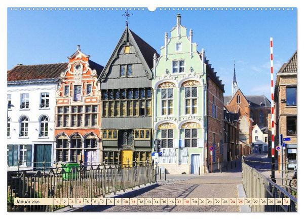 Produktbild: Das belgische Mecheln (hochwertiger Premium Wandkalender 2026 DIN A2 quer), Kunstdruck in Hochglanz