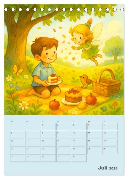 Produktbild: Tari und Tili (Tischkalender 2026 DIN A5 hoch), CALVENDO Monatskalender