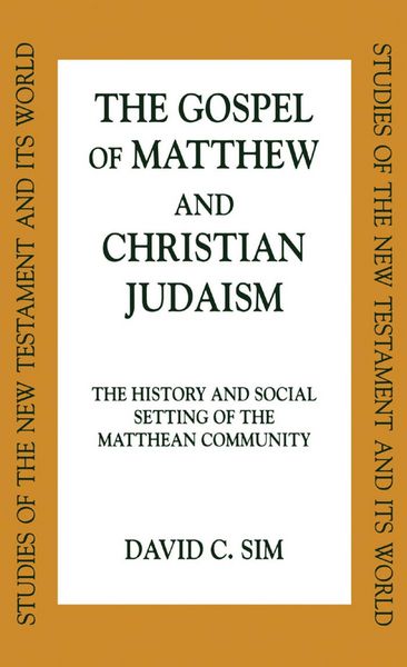 Produktbild: The Gospel of Matthew and Christian Judaism