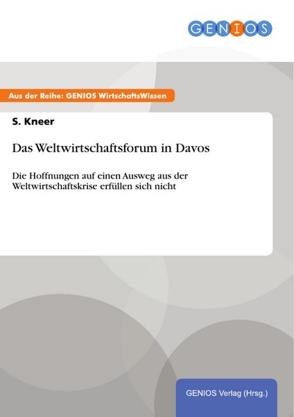 Produktbild: Das Weltwirtschaftsforum in Davos