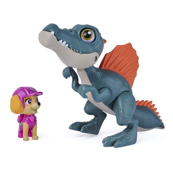 Produktbild: PAW Patrol: Der Dino Film, Roaring Pups, Skye & Spinosaurus Dino-Figur