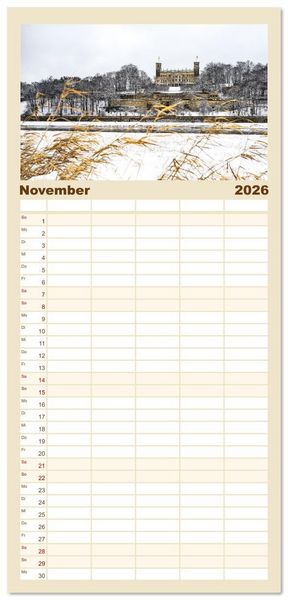 Produktbild: Familienplaner 2026 - Dresden - zeitlose Sch&ouml;nheit mit 5 Spalten (Wandkalender, 21 x 45 cm) CALVENDO