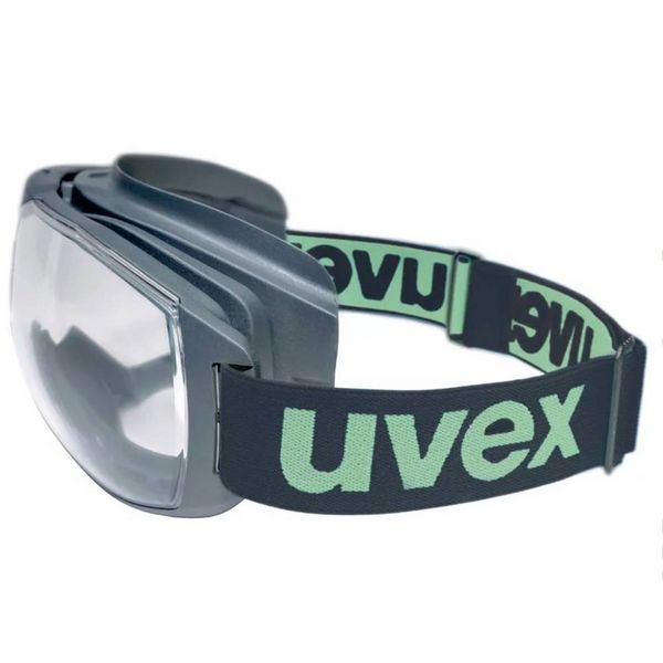 Produktbild: uvex megasonic planet 9320295 Schutzbrille inkl. UV-Schutz Grau, Gr&uuml;n EN 166:2001, EN 170:2002