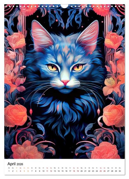 Produktbild: Katzen Zen (Wandkalender 2026 DIN A3 hoch), CALVENDO Monatskalender