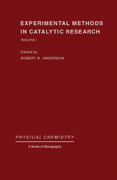 Produktbild: Experimental Methods in Catalytic Research