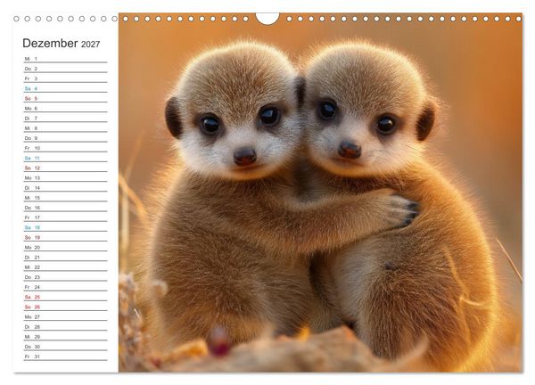 Produktbild: Die Welt der Erdm&auml;nnchen (Wandkalender 2027 DIN A3 quer), CALVENDO Monatskalender