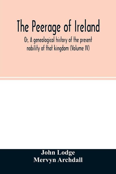 Produktbild: The Peerage of Ireland