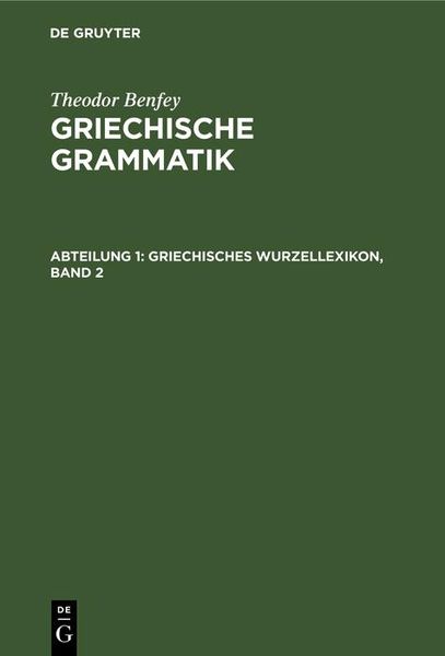 Produktbild: Griechisches Wurzellexikon, Band 2