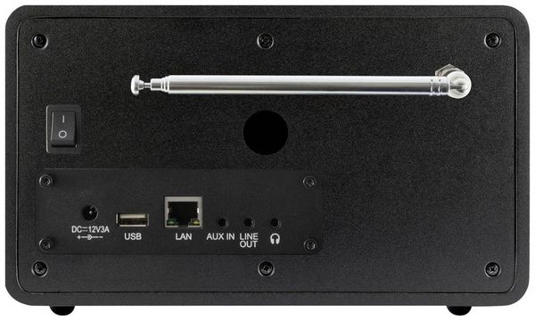 Produktbild: Imperial DABMAN i150 Internet Tischradio Internet, DAB+, UKW USB, WLAN, LAN, Internetradio Schwarz