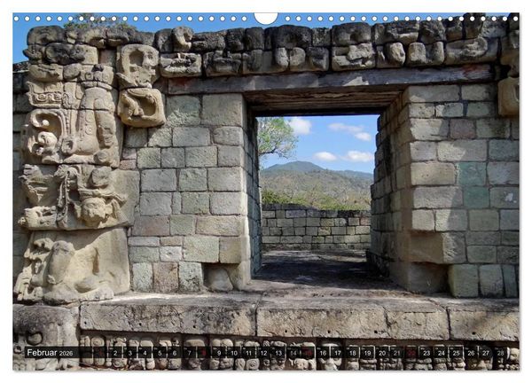 Produktbild: Von Mayas und Azteken - Mexiko, Guatemala und Honduras (Wandkalender 2026 DIN A3 quer), CALVENDO Monatskalender