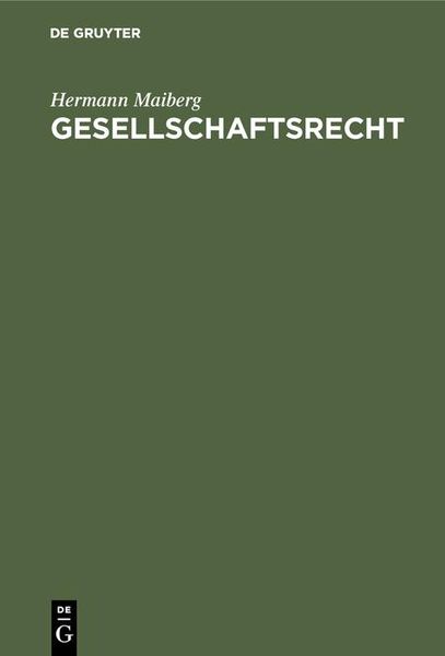 Produktbild: Gesellschaftsrecht