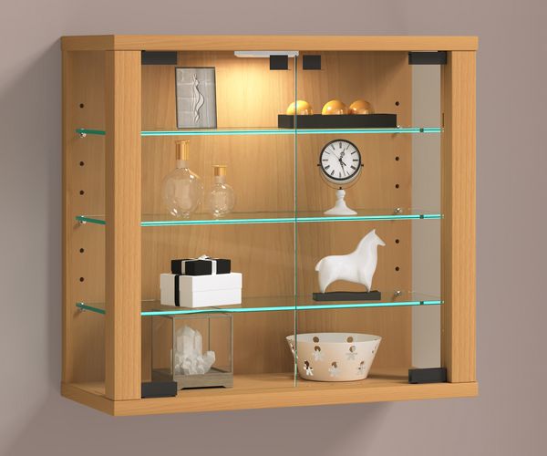 Produktbild: Wandvitrine H&auml;ngevitrine Glasvitrine Vitrosa S