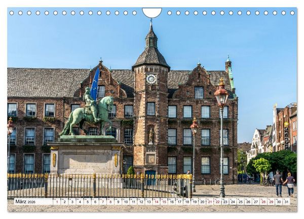 Produktbild: Landeshauptstadt D&uuml;sseldorf (Wandkalender 2026 DIN A4 quer), CALVENDO Monatskalender