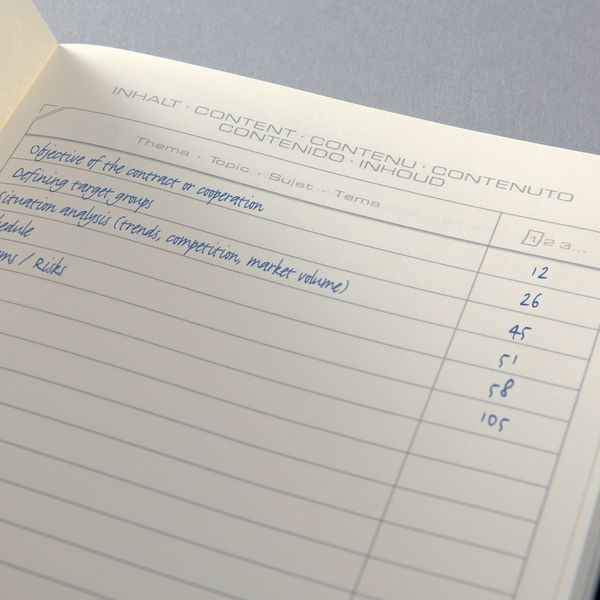 Produktbild: SIGEL CO657 Notizbuch Conceptum, ca. A5, liniert, dunkelblau