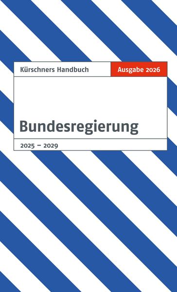 Produktbild: K&uuml;rschners Handbuch Bundesregierung