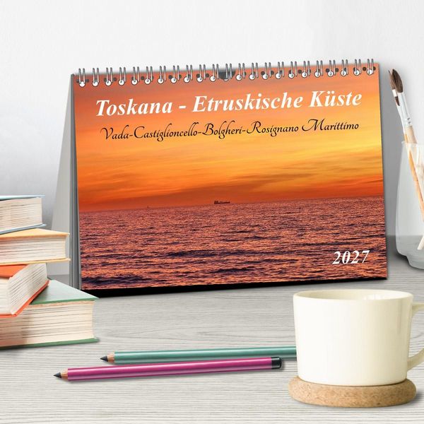 Produktbild: Toskana - Etruskische K&uuml;ste (Tischkalender 2027 DIN A5 quer), CALVENDO Monatskalender