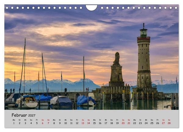Produktbild: Lindau am Bodensee - Zwischen Himmel und See (Wandkalender 2027 DIN A4 quer), CALVENDO Monatskalender