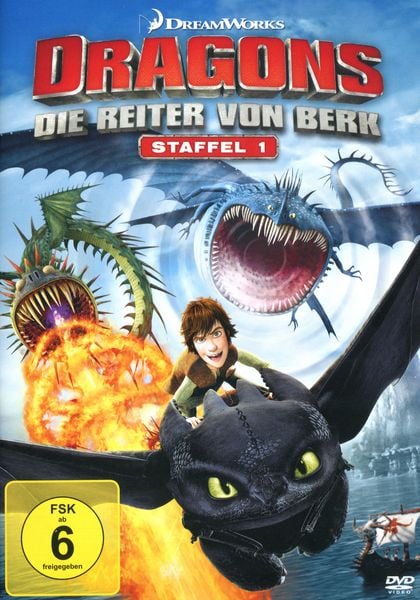 Produktbild: Dragons - Die Reiter von Berk - Staffel 1 / Vol. 1-4 [4 DVDs]