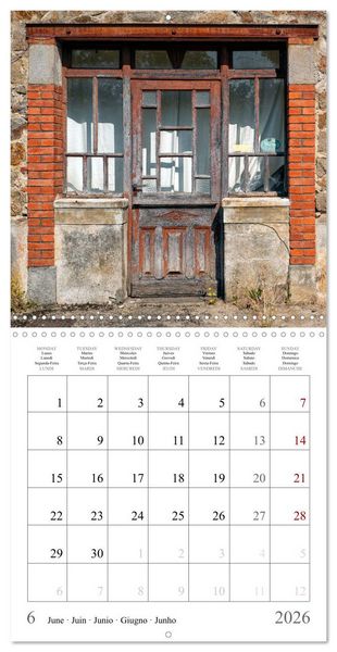 Produktbild: L'&acirc;me des boutiques oubli&eacute;es (Calendrier mural carr&eacute; 2026 30x30 cm) Calendrier double avec une page pour vos prises de notes